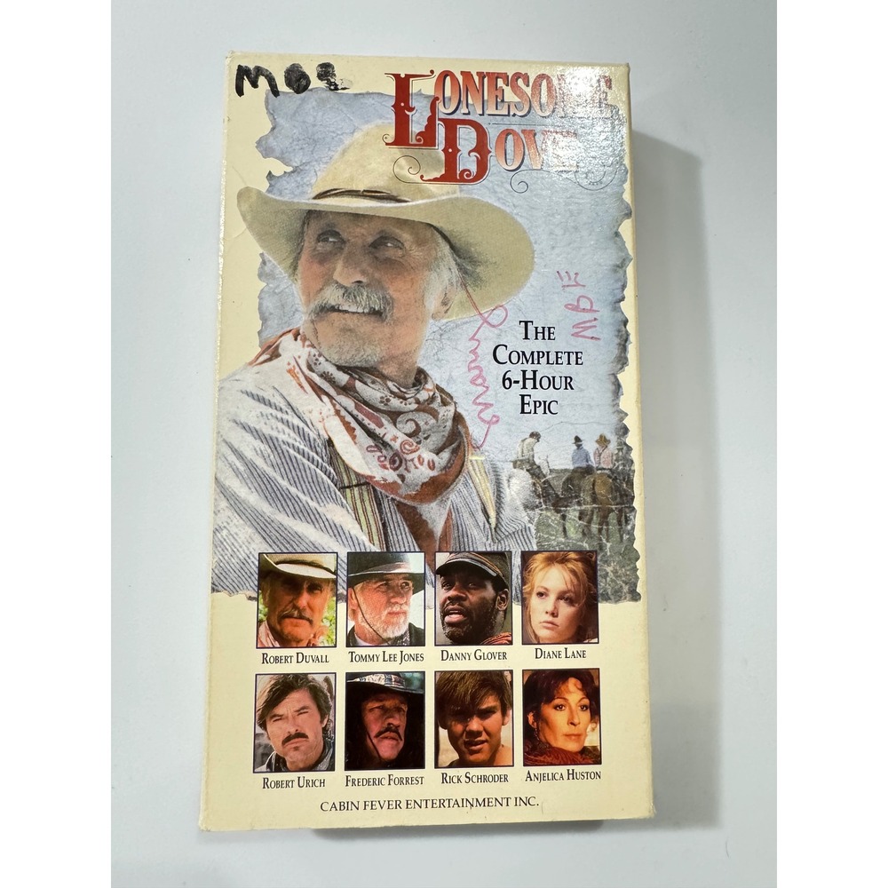 Lonesome Dove VHS The Complete 6-Hour Epic Cabin Fever Western Robert Duvall